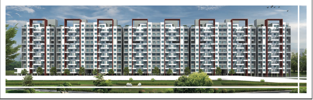 2 BHK, Residential Apartment in My Home at Punwale - image